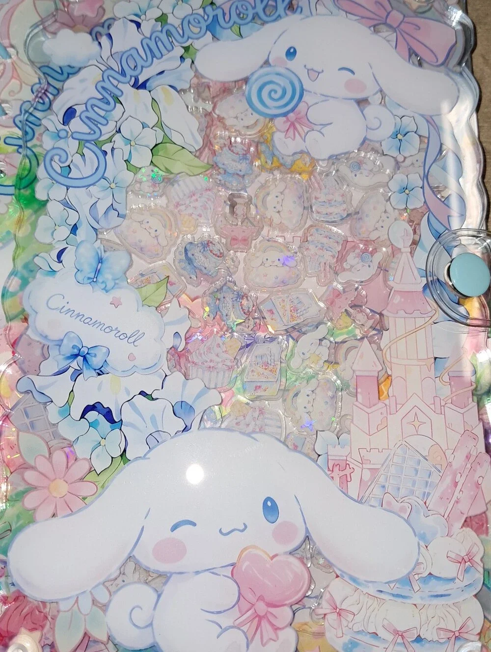 New! Cinnamoroll A5 Shaker Notebook With Paper And Protective Cover